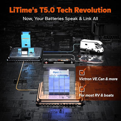 LiTime 12V 100Ah LiFePO4 Group 31 Battery, Compatible - Image 3