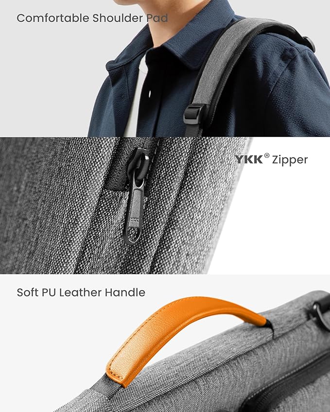 tomtoc Laptop Shoulder Bag for 14 Inch MacBook Pro M4/M3/M2/M1 Pro/Max 2024-2021 - Image 6