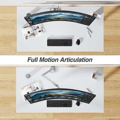 AVLT Single 17"-45" Monitor Arm Desk Mount Premium Mechanical Spring fits One - Image 6