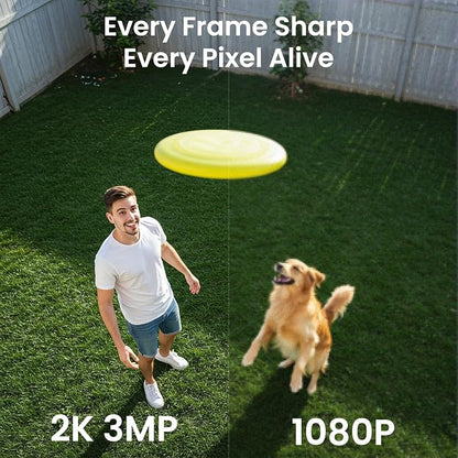2K 3MP Security Cameras Wireless Outdoor, Battery Powered AI Human Detection - Image 8