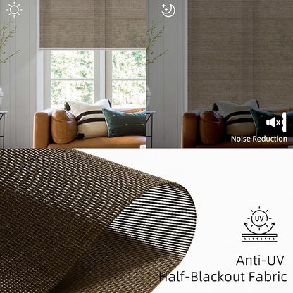 SmartWings Motorized Light Filtering Roller Shades Work - Image 4