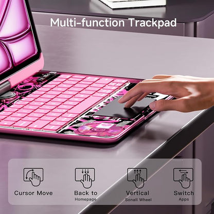 iPad Keyboard Case for 2024 M4 iPad Pro 11 inch, Magic Wireless Keyboard - Image 4