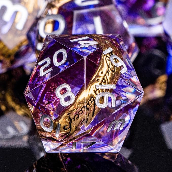 Magic Golden Ring DND Dice Set - Image 3