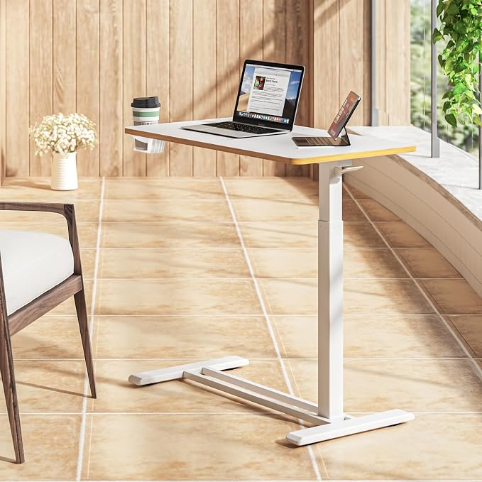 SANODESK Medical Adjustable Overbed Bedside Table - Image 7
