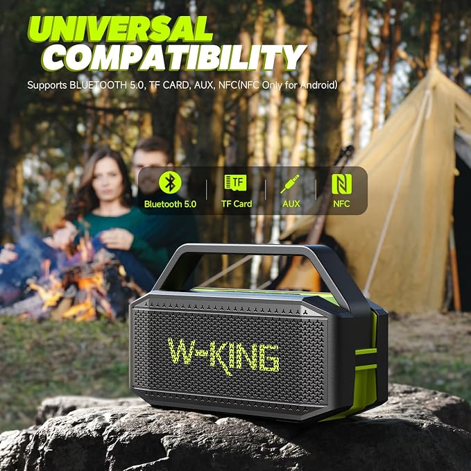 W-KING Portable Loud Bluetooth Speaker Wireless, 100W Max IPX6 Waterproof - Image 6