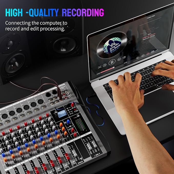 Professional DJ Audio Mixer - Image 3