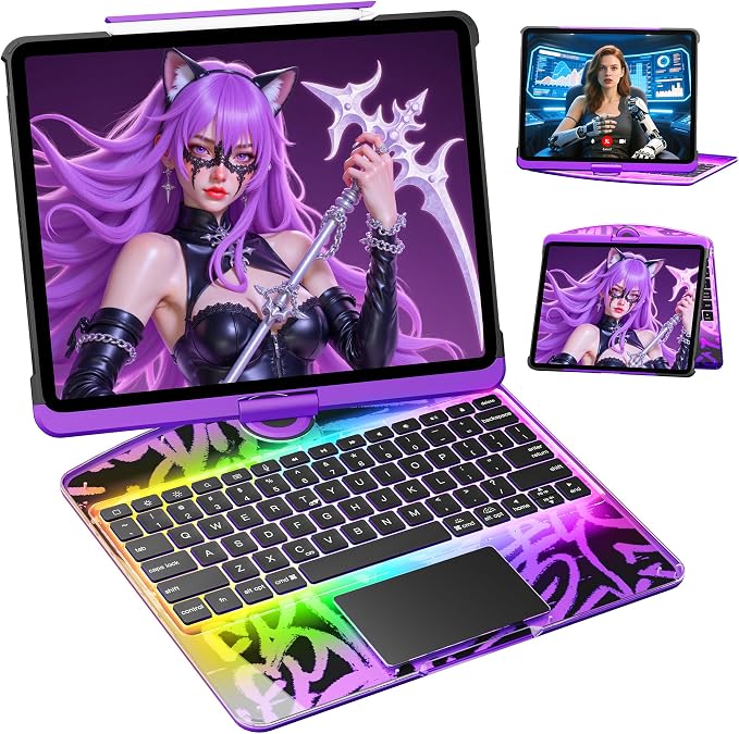 KITONE Transparent Case with Wireless Keyboard by Unknown