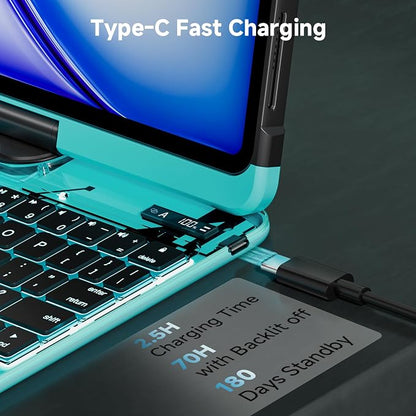 iPad Keyboard Case for 2024 M4 iPad Pro 13 inch, Magic Wireless Keyboard - Image 6