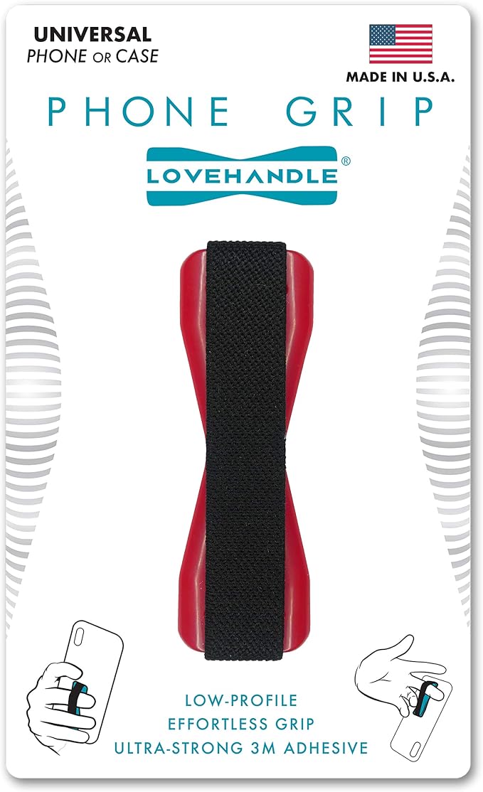 Universal Grip for Most Smartphones, Mini Tablets and Cases by LOVEHANDLE