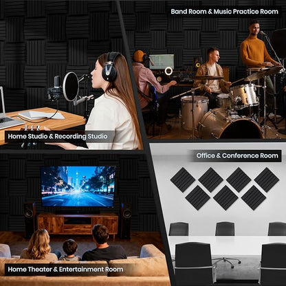 Focusound Sound Proof Foam Panels - Image 4