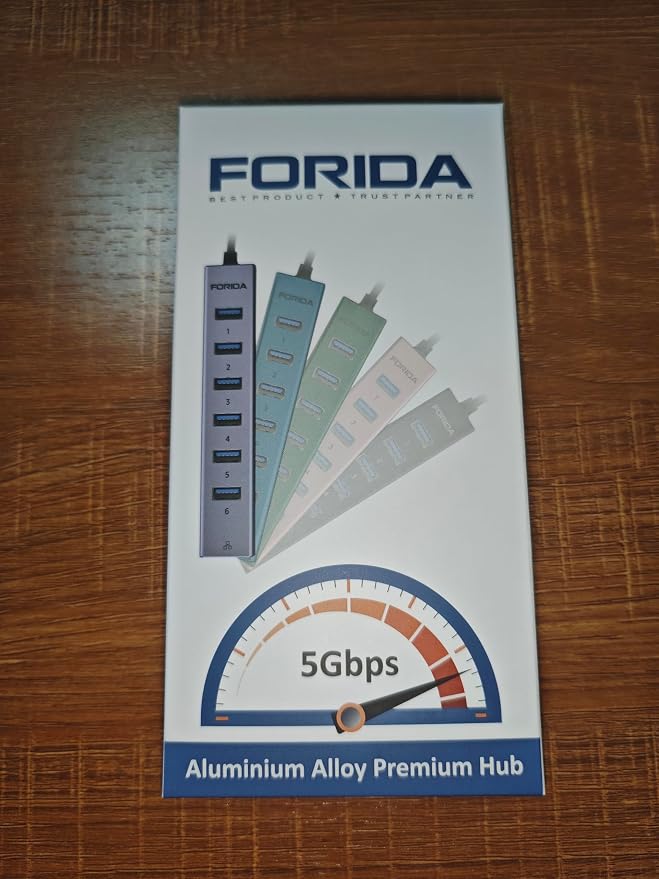 FORIDA USB C Hub-8 Port USB HUB - Image 9