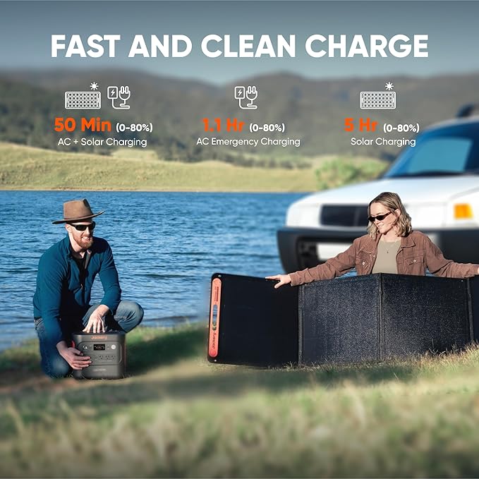 Jackery Explorer 2000 v2 Solar Generator and 500W Solar Panel, 2042Wh LiFePO4 - Image 5