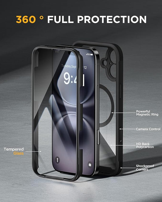 Miracase Magnetic for iPhone 16 Plus Case Full-Body Phone - Image 2