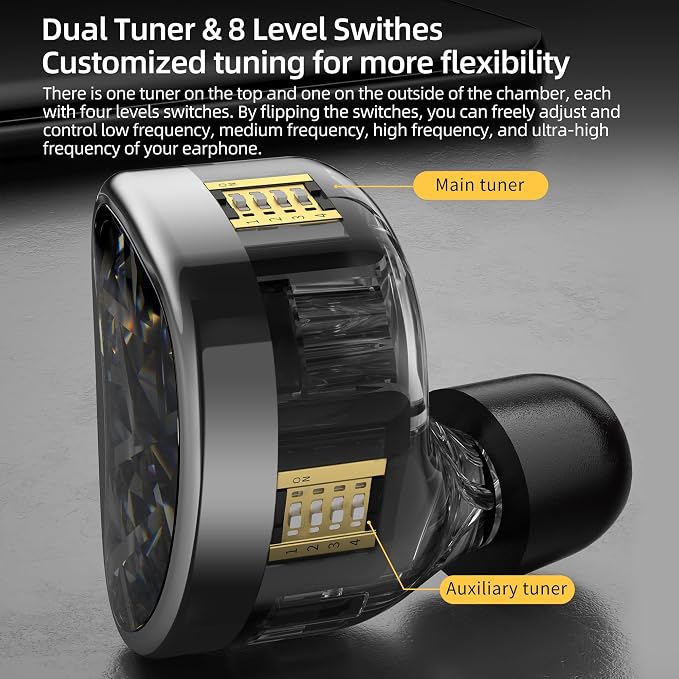 KZ AS24 in-Ear Monitor Headphone 24BA Drivers High-Performance IEM Earphones - Image 3