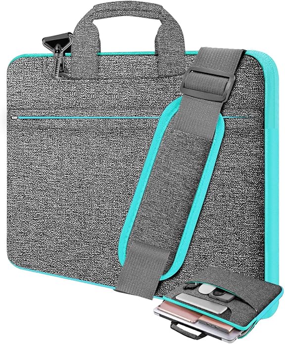 Universal Laptop Shoulder Bag 13-17.3 Inch Shockproof Briefcase by Hseok
