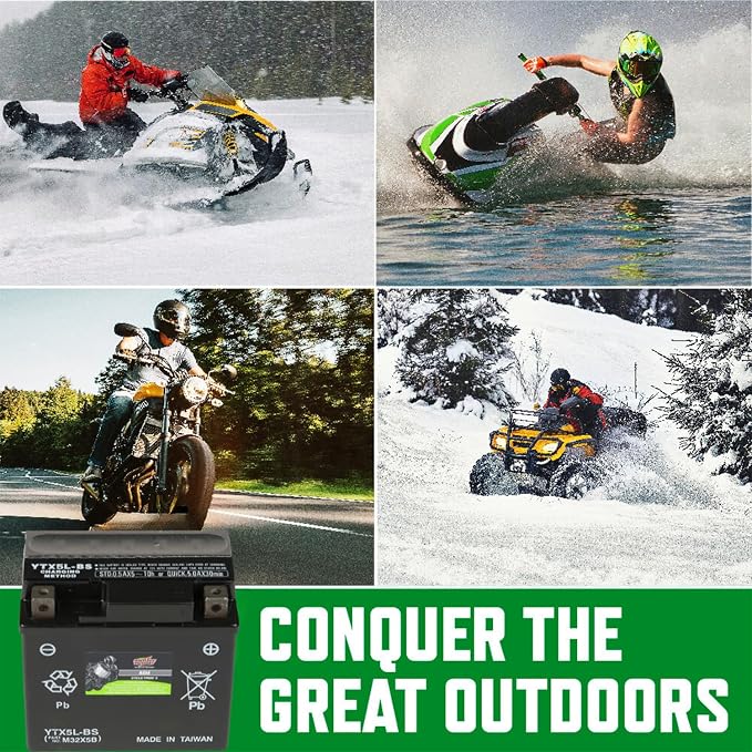 Interstate Batteries YTX5L-BS 12V 4Ah Powersports Battery 80CCA AGM - Image 4