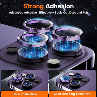 Camera Lens Protector for iPhone 16 Pro Max/16 Pro/15 Pro Max/15 Pro/14 Pro - Image 2