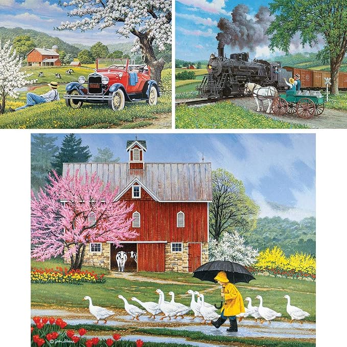 Bits and Pieces – Value Set of Three 300 Piece Jigsaw Puzzles - Image 2