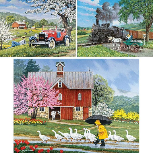 Bits and Pieces – Value Set of Three 300 Piece Jigsaw Puzzles - Image 2