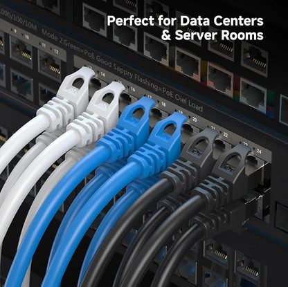 Cable Matters 10Gbps 5-Pack Snagless Short Shielded Cat 6A Ethernet Cable - 3ft - Image 8