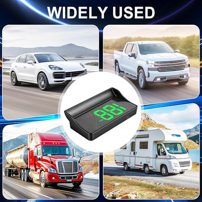 Amiss Heads Up Display for Cars, Digital HUD Speedometer for Automotive - Image 5
