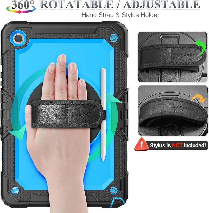 SEYMAC stock Case for Samsung Galaxy Tab A9+ Plus 11'', Full-Body Drop - Image 3