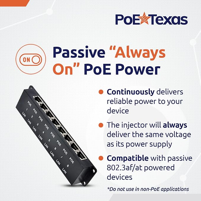 PoE Texas 8 Port Injector - Image 5