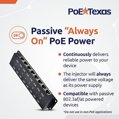 PoE Texas 8 Port Injector - Image 5