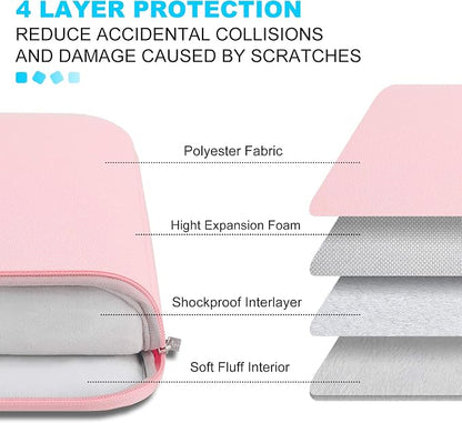 Lacdo Laptop Sleeve Case for 14 inch New MacBook Pro M4/M3/M2/M1 Chips Pro Max - Image 5