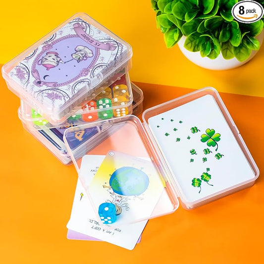 4 Pcs Playing Card Case, for Go Fish/Old Maid/Oracle Card/Other Larger Than by JINUPHION