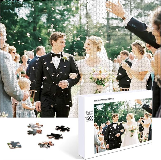 Personalized Photo Puzzle with Glossy Finish – Custom Jigsaw Puzzle by Custom