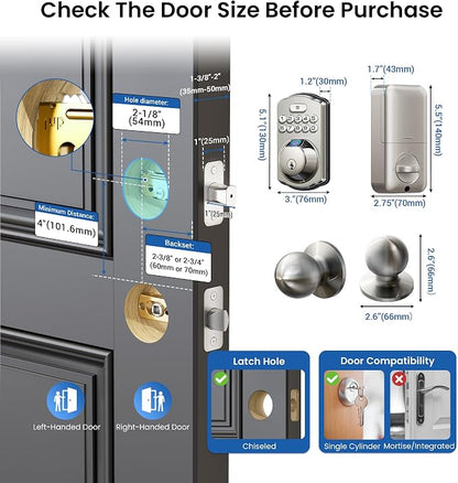 Veise Fingerprint Door Lock - Image 8