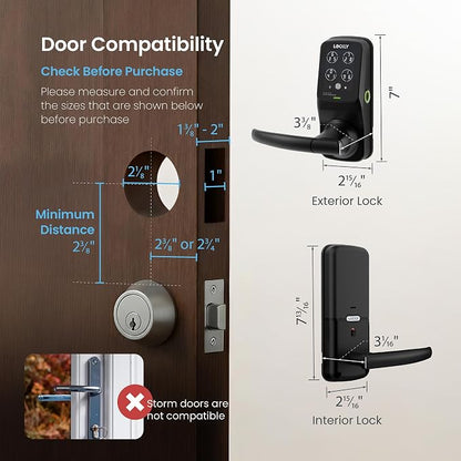 Lockly Secure Pro Smart Lock Wi-Fi, Keyless Entry Digital Keypad Door Lock - Image 6