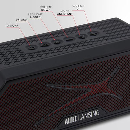 Altec Lansing Magnetic Bluetooth Speaker HYDRAJOLT 2.0, Waterproof IP67 - Image 4