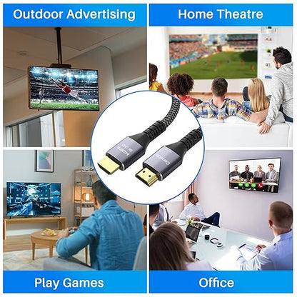 8K HDMI 2.1 Cable 16.5FT/5M, Real Certified 48Gbps Ultra High Speed HDMI® Cable - Image 5