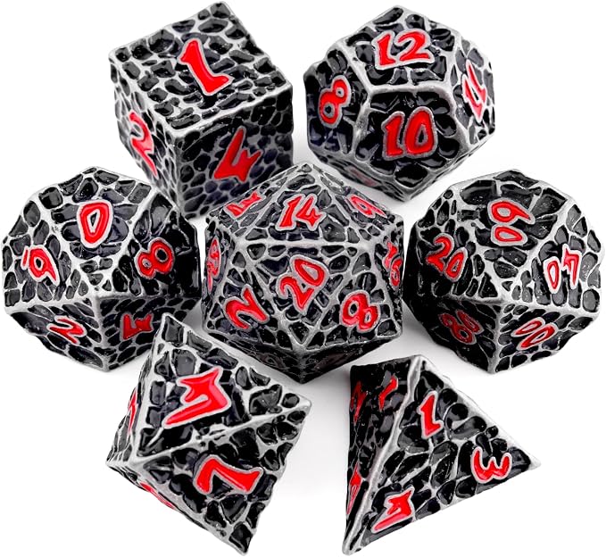 Haxtec DND Dice Set Polyhedral D&D Dice Compatible by HaxtecDice