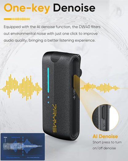 7RYMS iRay DW40 Wireless Lavalier Microphone System - Image 6