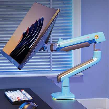 Gaming Monitor Arm for Flat/Ultrawide/Curved Monitors 32 to 60 inch, Heavy Duty - Image 5