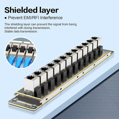 12 Port Keystone Patch Panel - Image 7