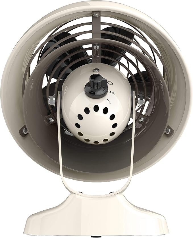 Vornado VFAN Mini Classic Personal Vintage Air Circulator Fan, Vintage White- - Image 6