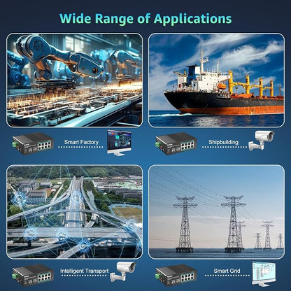 YuanLey 10 Port Industrial Switch - Image 8