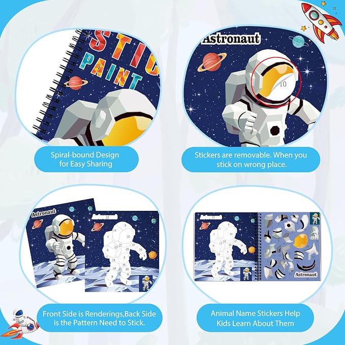 homicozy 3PCS Sticker Paint Books - Image 4
