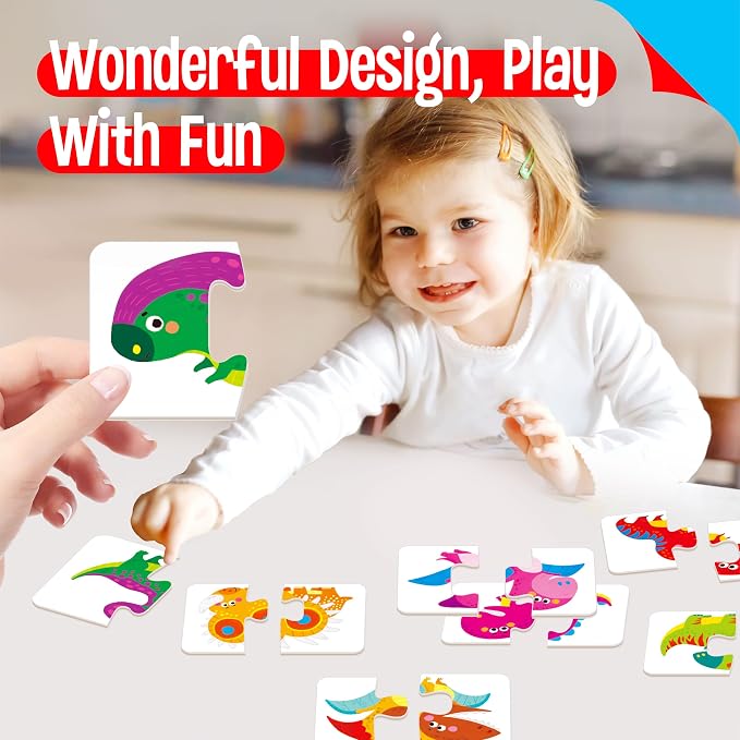 48 Dinosaurs Matching Puzzles - Image 5