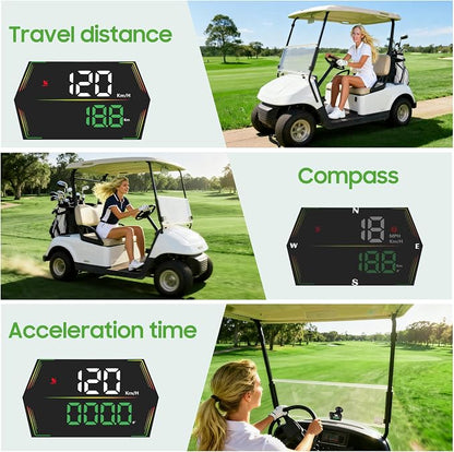 10L0L Golf Cart GPS Speedometer, HUD Digital Display - Image 5