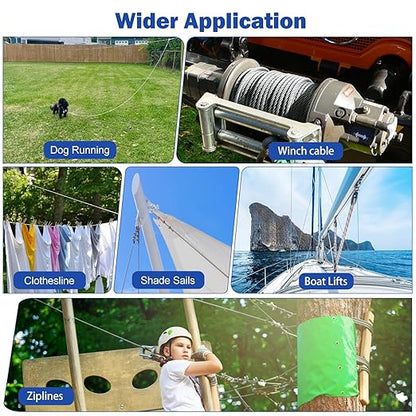 TooTaci 3/16 Wire Rope Kit - Image 6