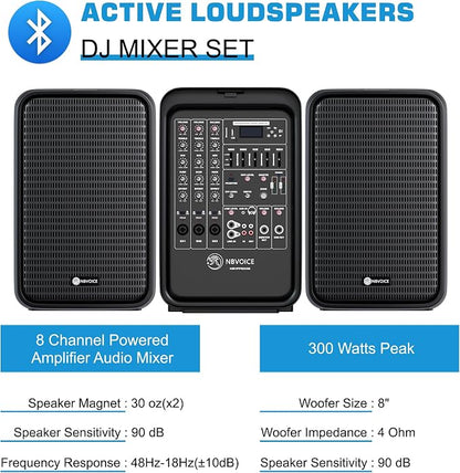 Professional Portable All-in-One 2-Way PA System Suitcase-Style Design - Image 3