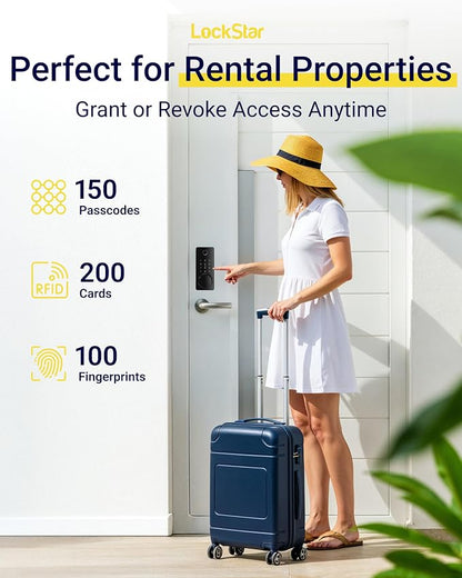 LOCKSTAR® Smart Door Lock • Keyless Entry Deadbolt Door Lock • Multiple Entry - Image 7