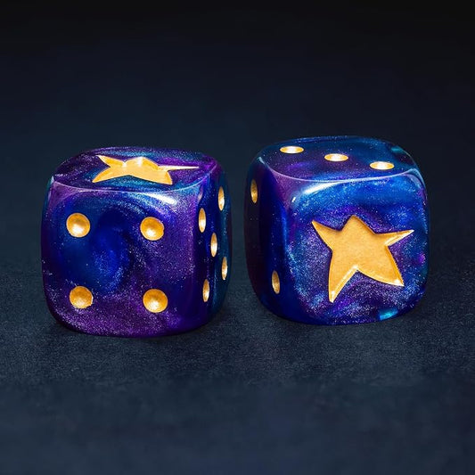 Cthulhu D6 Dice Set – 10 x 16mm Resin Dice by DiceBell