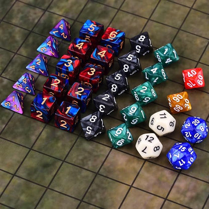 Extended RPG Dice Set 15 x 31 Polyhedral Dice - Image 3