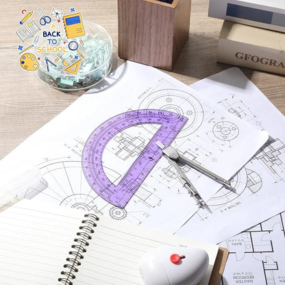 EBOOT Student Geometry Math Set, Drawing Compass and 6 Inch Swing Arm - Image 7